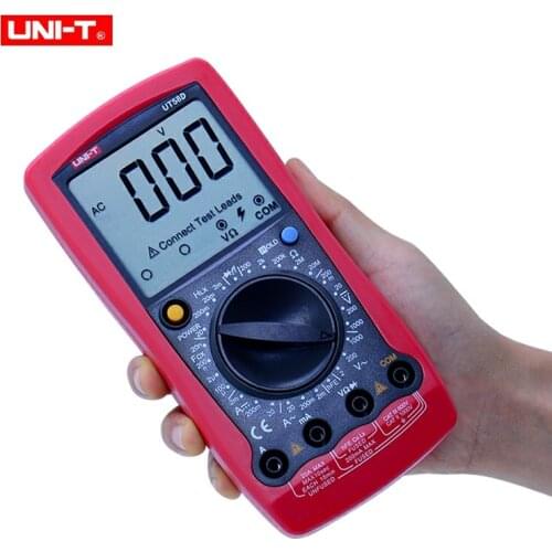 UNI-T Digital Multimeter UT58D AC/DC Volt Amp Ohm Capacitance Inductance Tester 20A