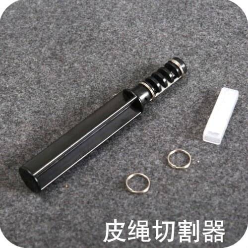 3 Blade 2 Ring Rotary Leather Thread Cutter Leather Rope Cutter Carving Tool American Thin Blade Simple and Easy To Use One Pull