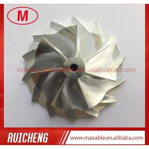 K04 52.00/71.00mm 7+7 blades high performance turbocharger billet/milling/aluminum 2618 compressor wheel