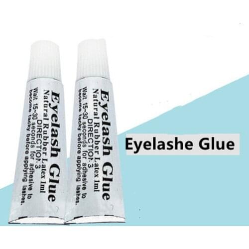 10Pcs Lashes Double Eyelid Glue Waterproof Clear False Eyelash Glue Eyelashes Adhesive For Strip Professional Makeup Tools