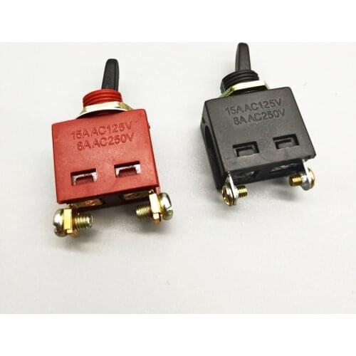 Button switch electric tool switch angle grinder electric drill electric hammer toggle switch 15A / 250V