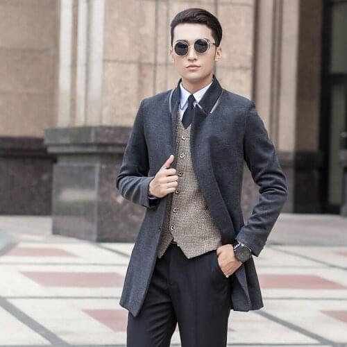 New arrival Woolen overcoat suit hgih quality male winter fashion casual plus SizeS M L XL XXL 3XL 4XL 5XL 6XL 7XL 8XL 9XL