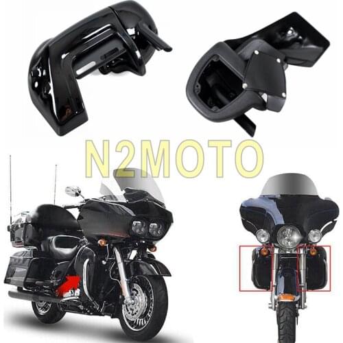 Motorcycle Lower Vented Leg Fairing Glove Box Hardware for Harley Touring Road King Electra Street Glide FLHT FLHR FLHT 83-12