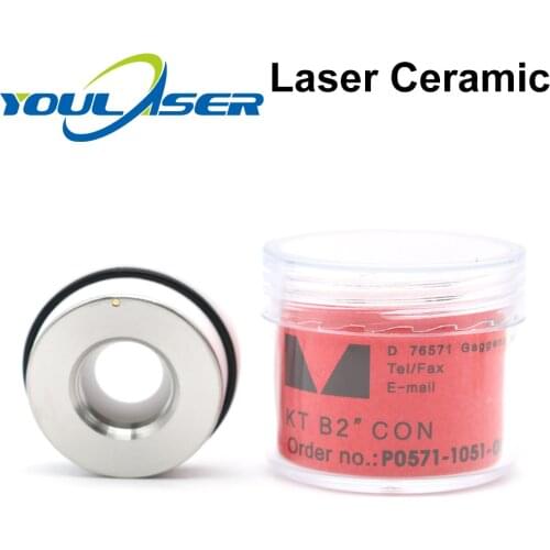 Laser Gold-plated Ceramic KT B2 CON P0571-1051-00001 For Laser Cutting Head 28mm/24.5mm