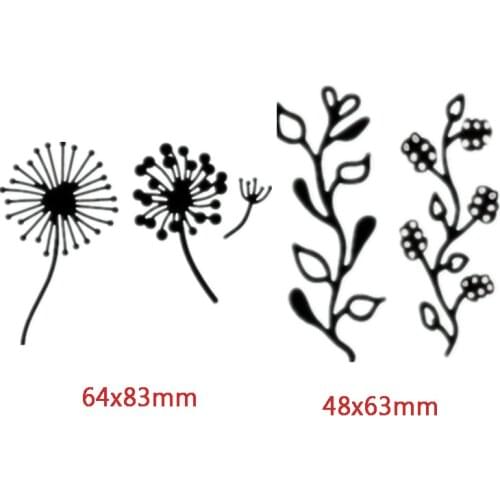 Plants Grasses Flower Metal Cutting Dies Stencil DIY Scrapbooking Photo Album Embossing For Gift Card Making Handcraft 2019
