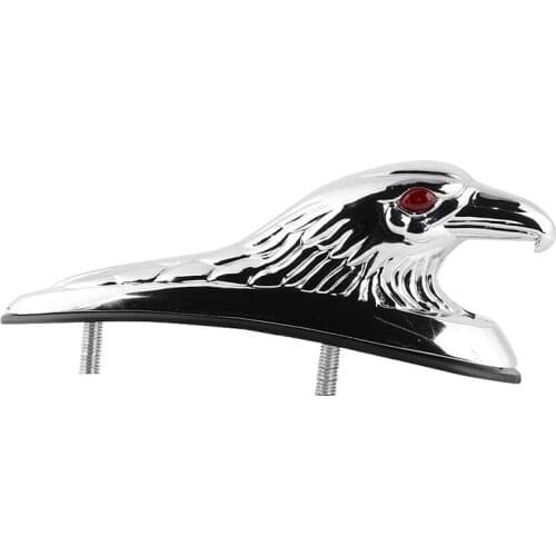 Motorcycle Universal Front Mudguard Frame Decor Eagle Head Statue for Kawasaki Yamaha Honda Suzuki