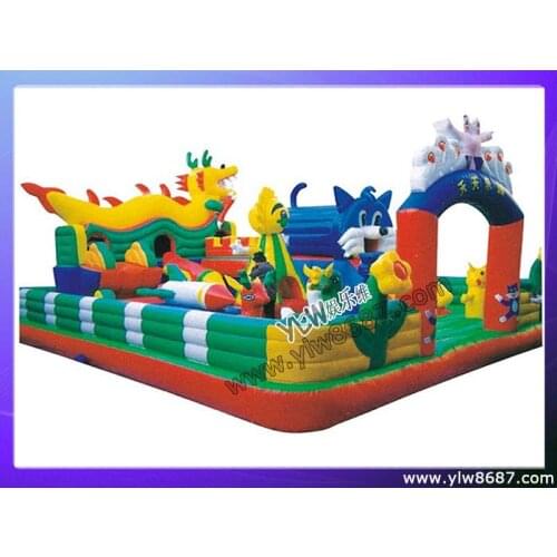Inflatable trampoline castle for children,inflatable trampoline bed
