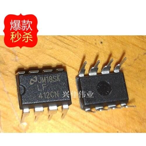 10PCS The new high-precision multipurpose LF412CN LF412 DIP8 Operational Amplifier