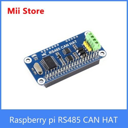 Raspberry pi RS485 CAN HAT, UART communication module Allows Stable Long-Distance Communication via RS485/CAN Zero W 3B+ 4B