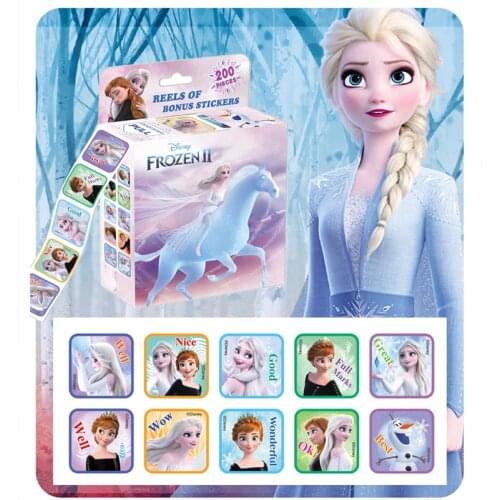 Disney Tattoo Stickers Toys 1 Box 200 Pcs Disney Frozen Sofia Mickey Mouse Little Pony Cinderella Mermaid Cartoon Stickers Toy