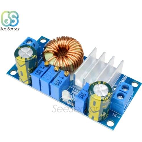 DC-DC 5A Buck Constant Voltage Constant Current MPPT Solar Panel Controller 6-36V To 1.25-32V Step Down Charging Module