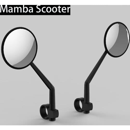Handlebar Rear View Glass Mirror for Xiaomi Mijia M365 Electric Scooter Cycling Back Sight Reflector Angle Adjustable Mirrors