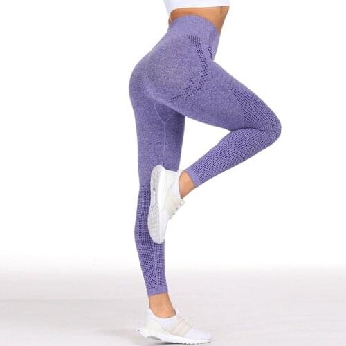 Women Yoga Pants Sports Seamless Leggings High Waist Fitness Sexy Push Up Gym Sport Leggings Slim Stretch Running Tights