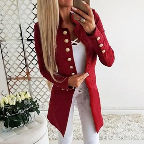 Womens Open Front Long Sleeve Work Office Single Breasted Blazer Jacket Casual Basic OL Blazer Suit