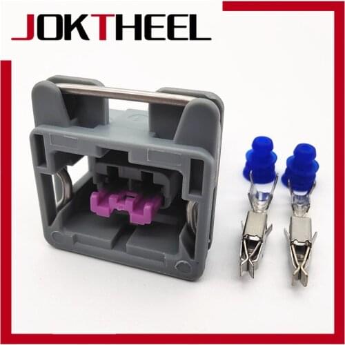 1/5/10/20 set Delphi 3.5mm 2 pin female gray waterproof Nozzle Ignition Coil plug Water Temperature auto connector 240PC02S8001