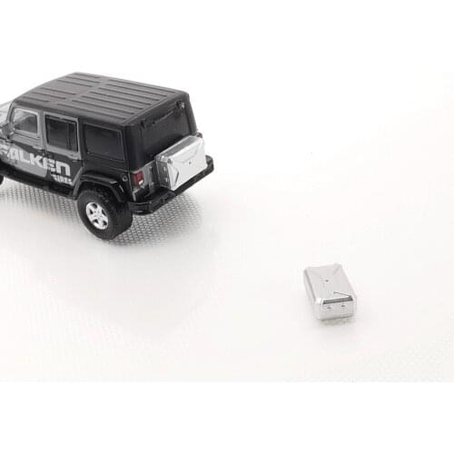 1:64 model car off-road vehicle rear cargo box for Wrangler