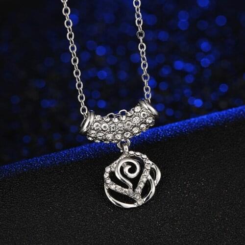 100pcs/lot 45mm Beads For Jewelry Making Rhinestone Color Sliver And Gold Necklace Pendant