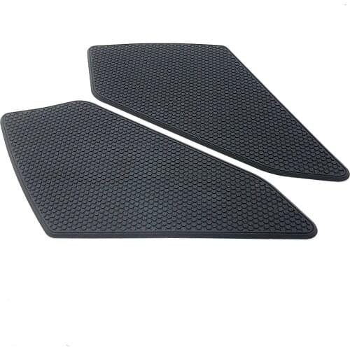 2Pieces Tank Traction Pad Knee Grip Protector Anti Slip Sticker Protection Cover Motorbike Parts for BMW R1200GS 19-21 Black