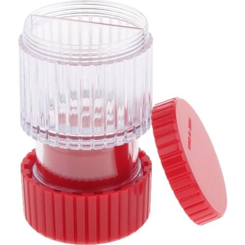 2-in-1 Mini Pill Case Travel Tablet Crusher Grinder Powder Case Box Holder Organizer for Jewelry Beads Container