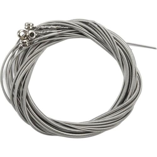 4 Pcs Stainless Steel Bass Strings Bass Guitar Parts Accessories Guitar String Silver Plated Gauge Bass Guitar Music Accessories