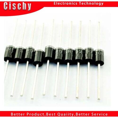 50PCS SR260 SB260 2A 60V DO-15 Schottky diode free shippping