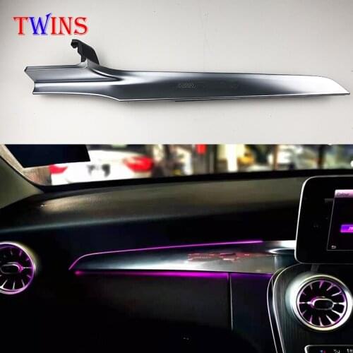 Co-pilot RHD LHD Atmosphere light passenger trim led light for w205 Mercedes Benz C Class GLC 2015-2019 in ambient light stripes