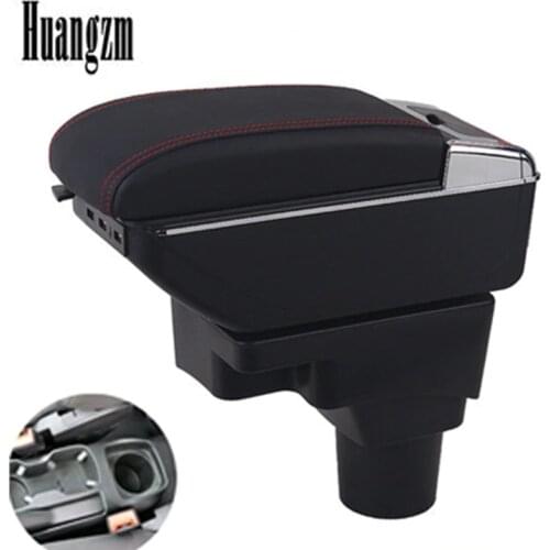 Car Storage Box For Chevrolet Sonic / Aveo 2012 - 2018 Arm Rest Rotatable Armrest Central Content 2014 201