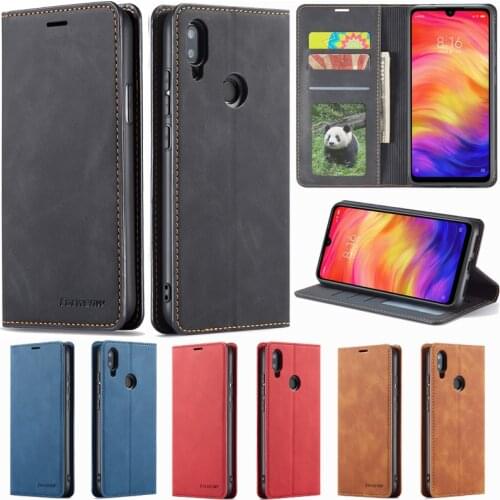 Business Magnetic Leather Case Cover For Redmi Note 7/8/9 Redmi Note 7/8/9 10 Pro Redmi Note 9 Pro Max Note 9S Flip Wallet Case