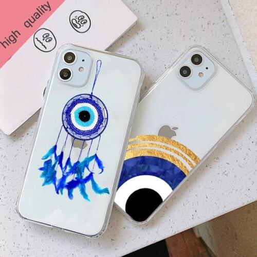 Evil Eye Illustrations Phone Case for IPhone 12 11 Pro X XR XS Max Mini SE 2020 7 8 6 6S Plus 5 5S SE Back Cover