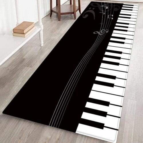 Long Kitchen Mat Modern Modern Print Non-Slip Bath Carpet Absorption Floor Area Rug Home Entrance Doormat Bedroom Living Room