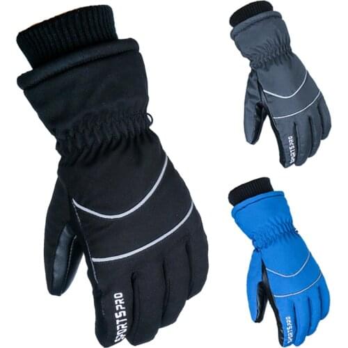 Unisex Winter Warm 5-finger Touch Screen Waterproof Outdoor Sports Skiing Gloves