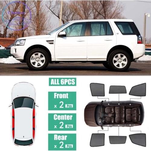 For Land Rover Freelander 2 2007-2015 Window Sunshade UV Protection Ray Blocking Mesh Laser Block Black Net Yarn