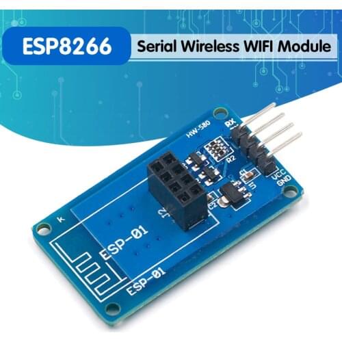 ESP8266 ESP-01 ESP01 Serial Wireless WIFI Module For Arduino Transceiver Receiver Adapter Board Raspberry Pi UNO R3 One 3.3V 5V
