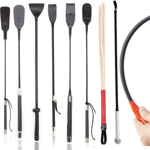 Flexible Long Spanking Paddle Spanker,Leather Sex Flogger Whip Cane,Impact BDSM Toys,Adults SM Games