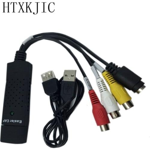 Easycap usb 2.0 video audio capture card Video Audio VHS to DVD Converter easy cap video capture adapter tv dvd vhs
