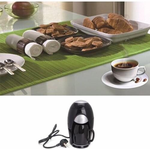 Mini Coffee Maker Machine Household Automatic Drip Type Single Cup Coffee Pot