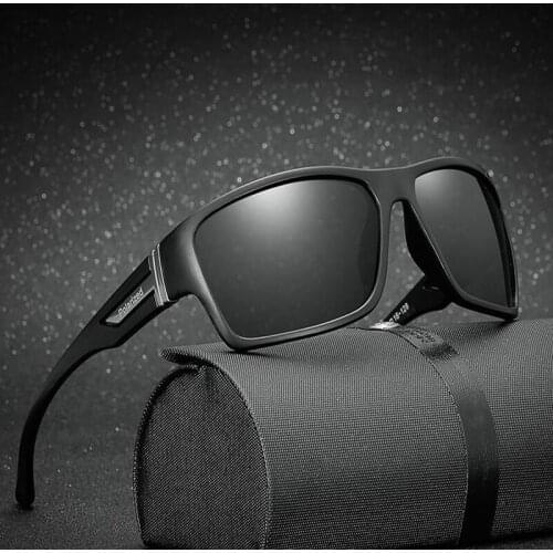 Fashion Brand Classic Polarized sunglasses Men Driving Square Black Frame Eyewear Male Sun Glasses for men Gafas Gafas uv400