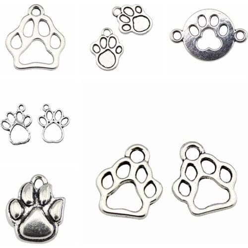 Wecharms bulk charms for jewelry making kit pendant diy jewelry accessories Tiger Paw Charms