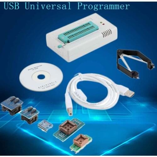 TL866CS Programmer USB Universal Programmer FLASH 8051 AVR MCU GAL PIC SPI 5 Adapters