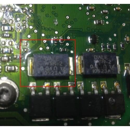 1pc WSR-2 0.04 SMD resistor for Ford KUGA ECU board