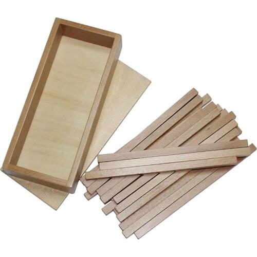 Montessori sensory teaching aids for children and babies wooden toys Brown ladder decomposition kindergarten school teaching aid