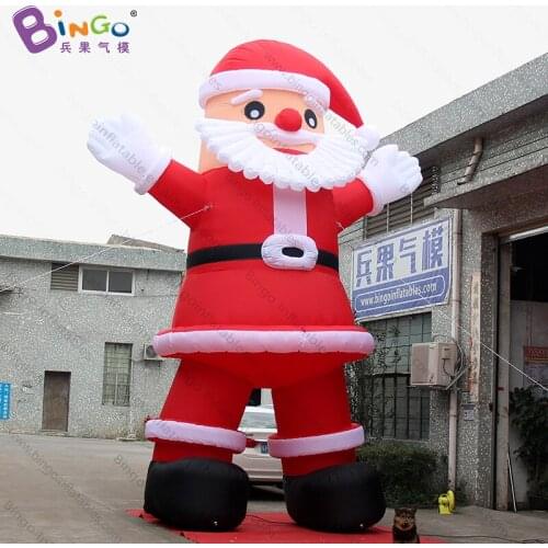 Hot sales 20 feet high large Inflatable Santa Claus advertising 6m tall big old man inflatables with beard For Chrismas Day toys