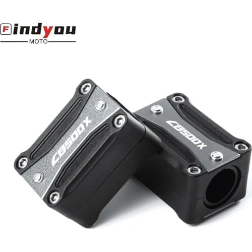 For Honda CB500X CB 500X 2013-2020 2019 Motorcycle Engine Crash Bar Protection Bumper Decorative Guard Block Red Black Titanium