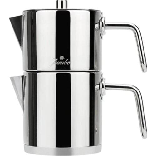 Medium Size Teapot Jumbo Metalix Midi Full Metal Teapot Induction Ocaklarla Compatible Gift Tea Brewing Set