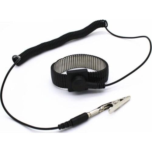 Hot Sales Cordless Wireless Clip Antistatic Anti Static ESD Wristband Wrist Strap Discharge Cables For Electrician IC PLCC worke
