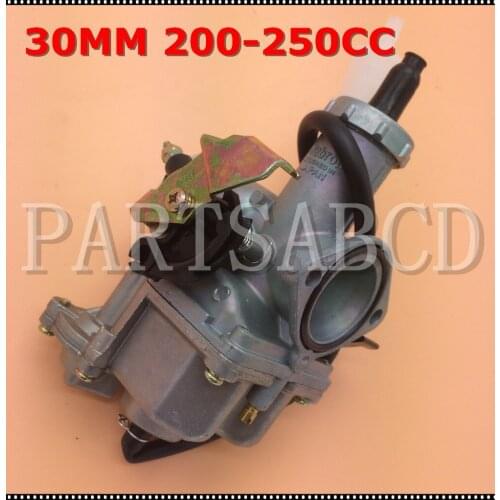 30mm carburetor with power jet accelerating pump accelerator pump for 200CC 250CC ATV Dirt Bike Motorcycle