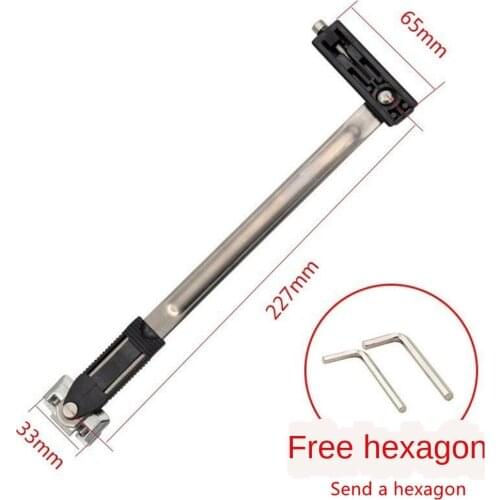 Prevent window closing bracket windproof retainer window opening limit flat wind support punch-free connecting rod limiter