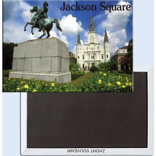 Jackson Square, New Orleans, Louisiana USA 24443 Fridge Magnet