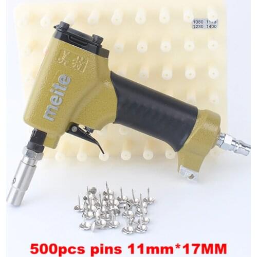 Meite 1170 Pneumatic Pins Gun With 500pcs Thumbtacks Pins 11mm*17mm