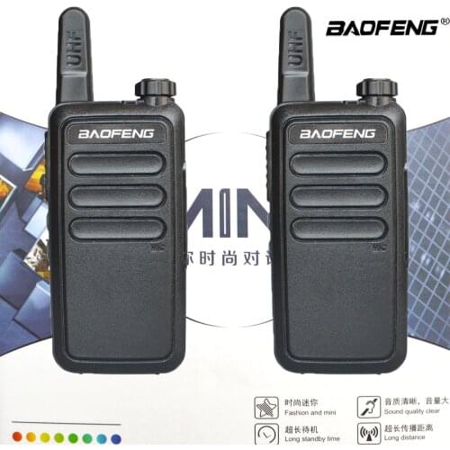 2pcs fashion mini walkie talkie Baofeng BF-R5 USB Fast Charger BF-C9 400-470MHz Portable Radio Set BFR5 Woki Toki two way radio